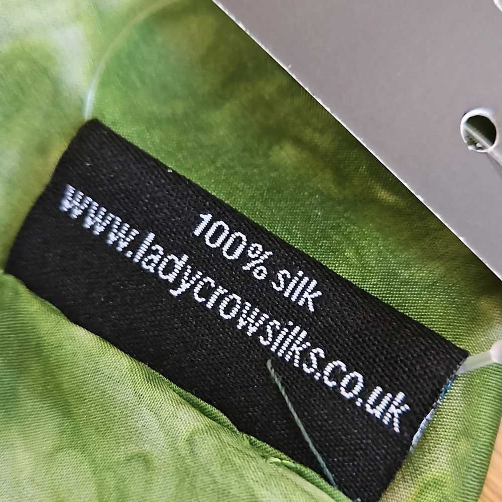 NWT Ladycrow silk scarf